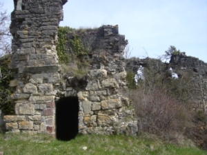 Une partie des ruines de Montferrand